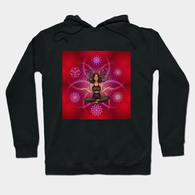 Cute yoga inspiration Hoodie by Funtomass